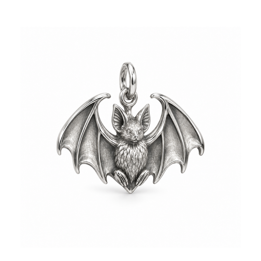 Night Guardian Bat Charm — Silver | charm-topics-remaining-444-2026-09-14 | topic-152
