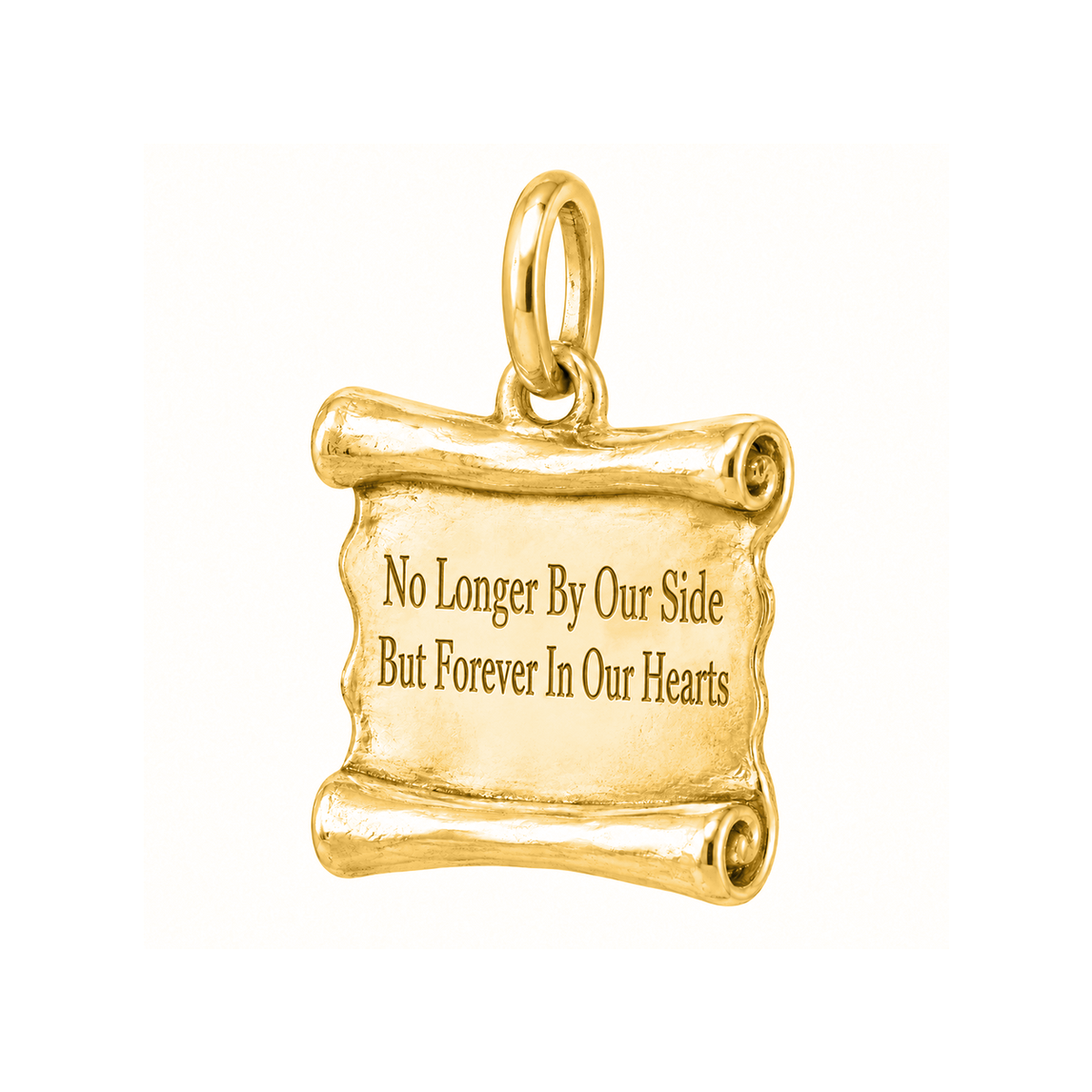 No Longer By Our Side Charm | Gold | subject-30-center