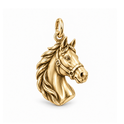 Noble Spirit Horse Charm — Gold | charm-topics-remaining-444-2026-09-14 | topic-277
