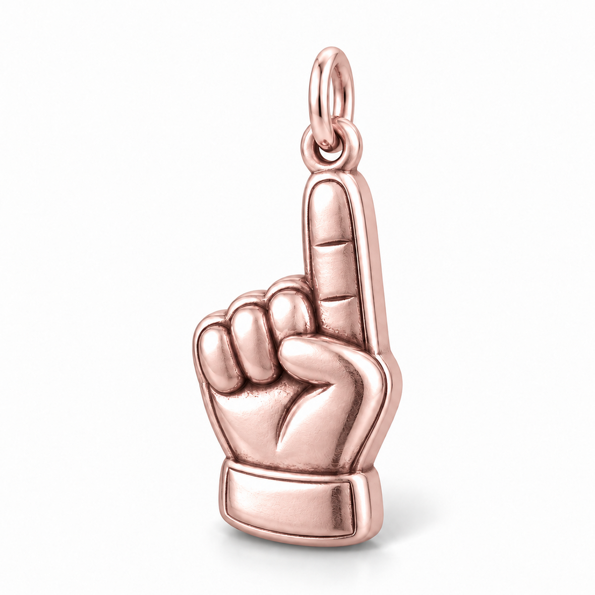 Number One Fan Charm — Rose Gold | charm-topics-remaining-444-2026-09-14 | topic-042