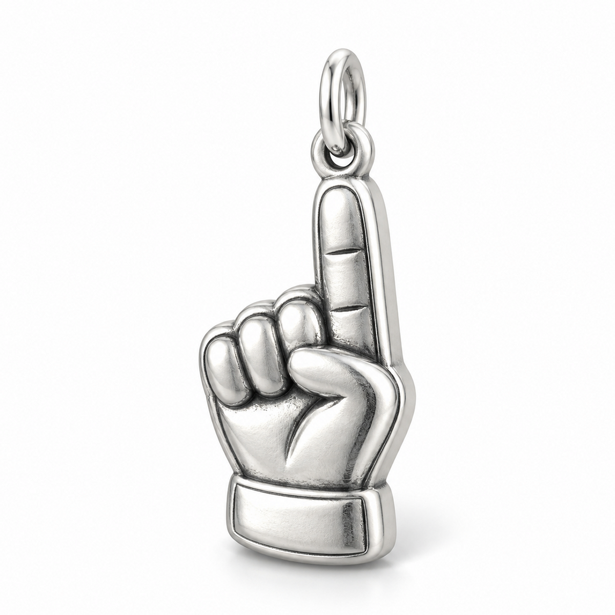Number One Fan Charm — Silver | charm-topics-remaining-444-2026-09-14 | topic-042