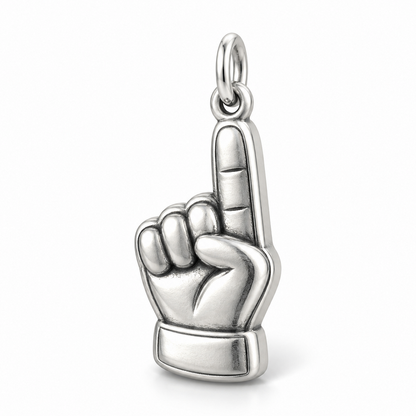 Number One Fan Charm — Silver | charm-topics-remaining-444-2026-09-14 | topic-042