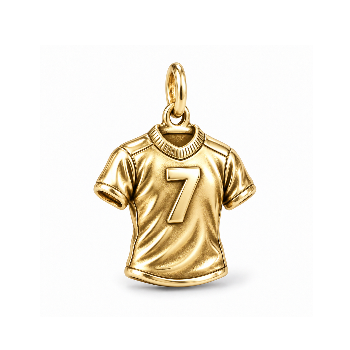Number Seven Jersey Charm — Gold | charm-topics-remaining-444-2026-09-14 | topic-041