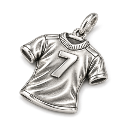 Number Seven Jersey Charm — Silver Super Macro | charm-topics-remaining-444-2026-09-14 | topic-041