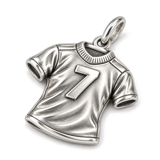 Number Seven Jersey Charm — Silver Super Macro | charm-topics-remaining-444-2026-09-14 | topic-041
