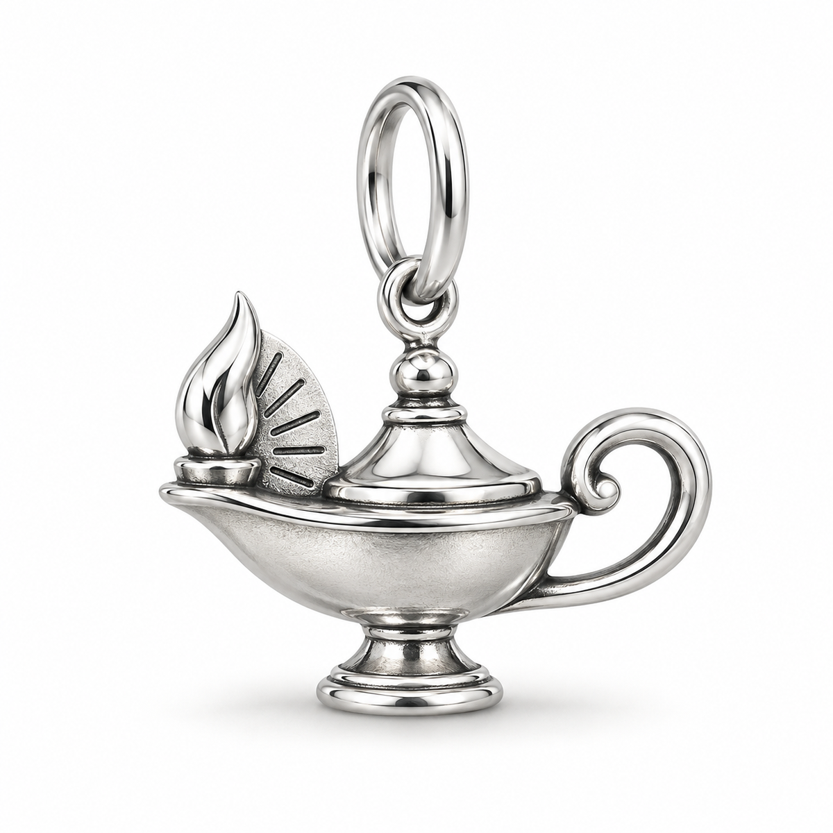 Nurse Nursing Lamp Dangle Charm polished silver concept
