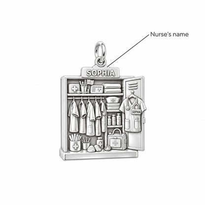Nurse's Station Locker Charm Bracelet – Personalized Nurse Gift – personalization guide