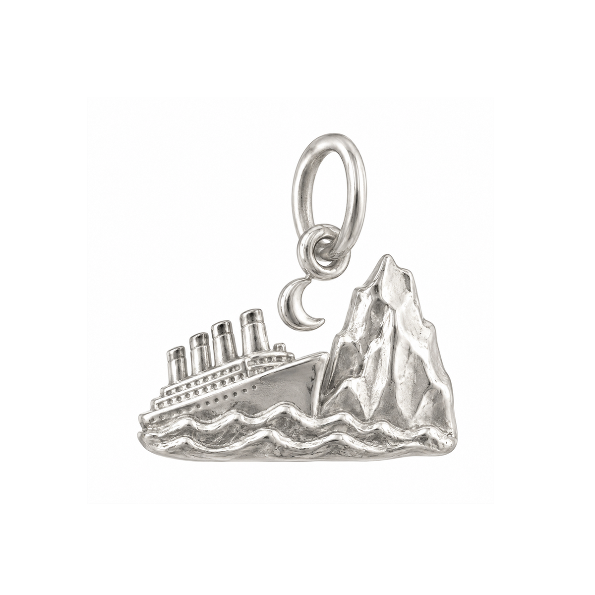 Ocean Liner and Iceberg Charm — Silver — 50-works-silver-20260916-64
