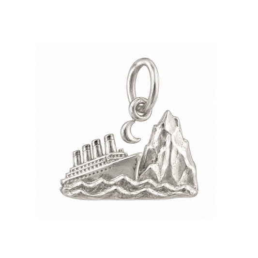 Ocean Liner and Iceberg Charm — Silver — 50-works-silver-20260916-64