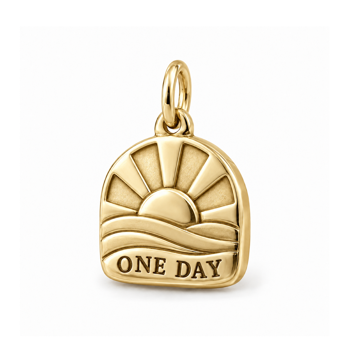 One Day At A Time Charm — Gold | charm-topics-remaining-444-2026-09-14 | topic-300