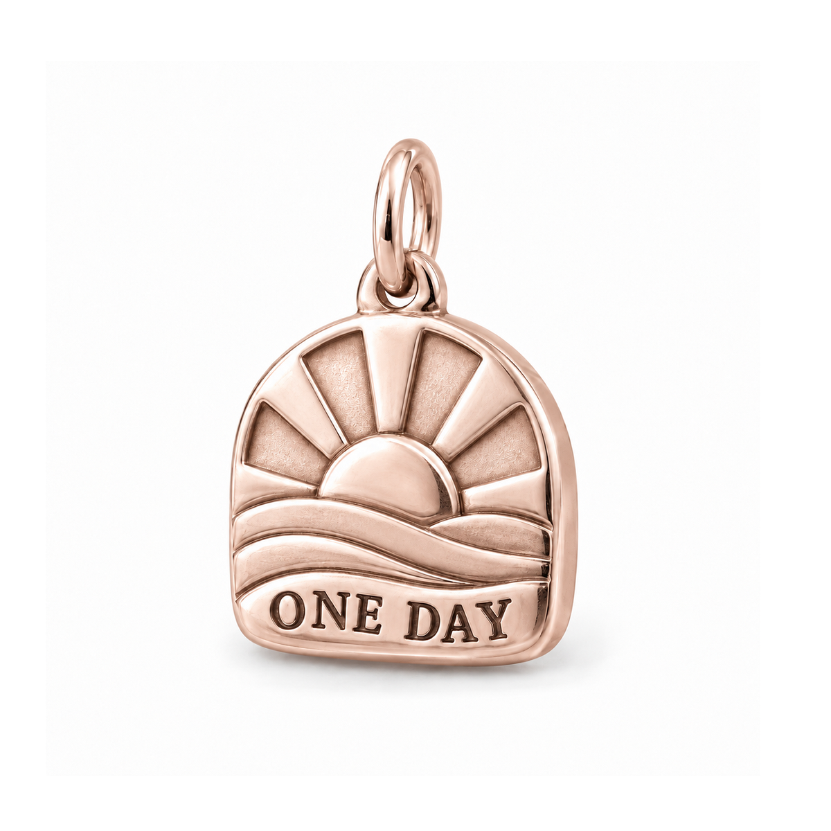 One Day At A Time Charm — Rose Gold | charm-topics-remaining-444-2026-09-14 | topic-300