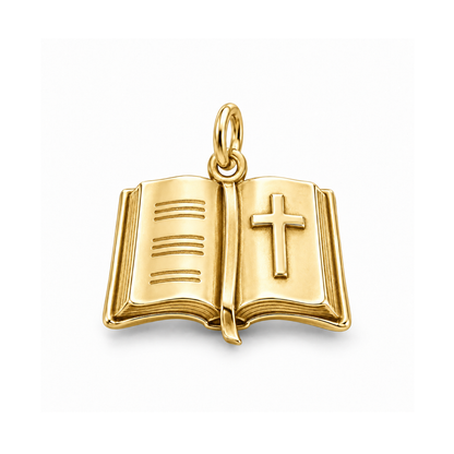 Open Bible Charm — Gold | charm-topics-remaining-444-2026-09-14 | topic-208