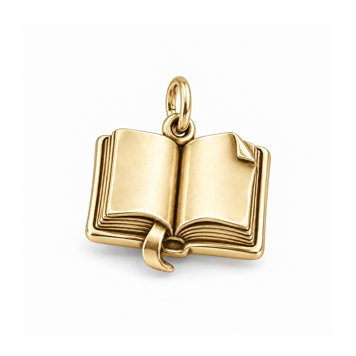 Open Book Charm — Gold | charm-topics-remaining-444-2026-09-14 | topic-103