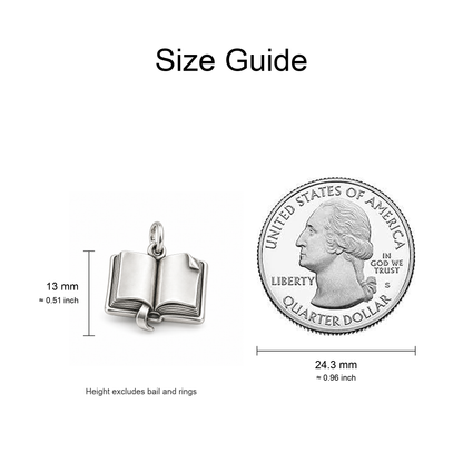 Open Book Charm — Size Guide | charm-topics-remaining-444-2026-09-14 | topic-103