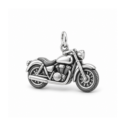 Open Road Motorcycle Charm — Silver | charm-topics-remaining-444-2026-09-14 | topic-303