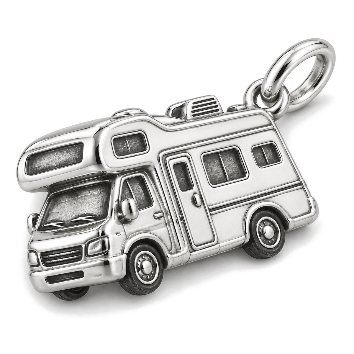 Open Road Motorhome Charm — Silver Super Macro | charm-topics-remaining-444-2026-09-14 | topic-325