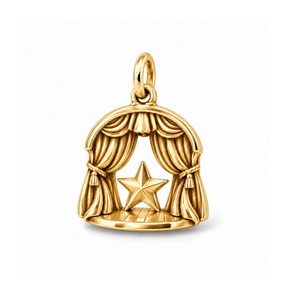 Opening Night Star Charm — Gold | charm-topics-remaining-444-2026-09-14 | topic-236