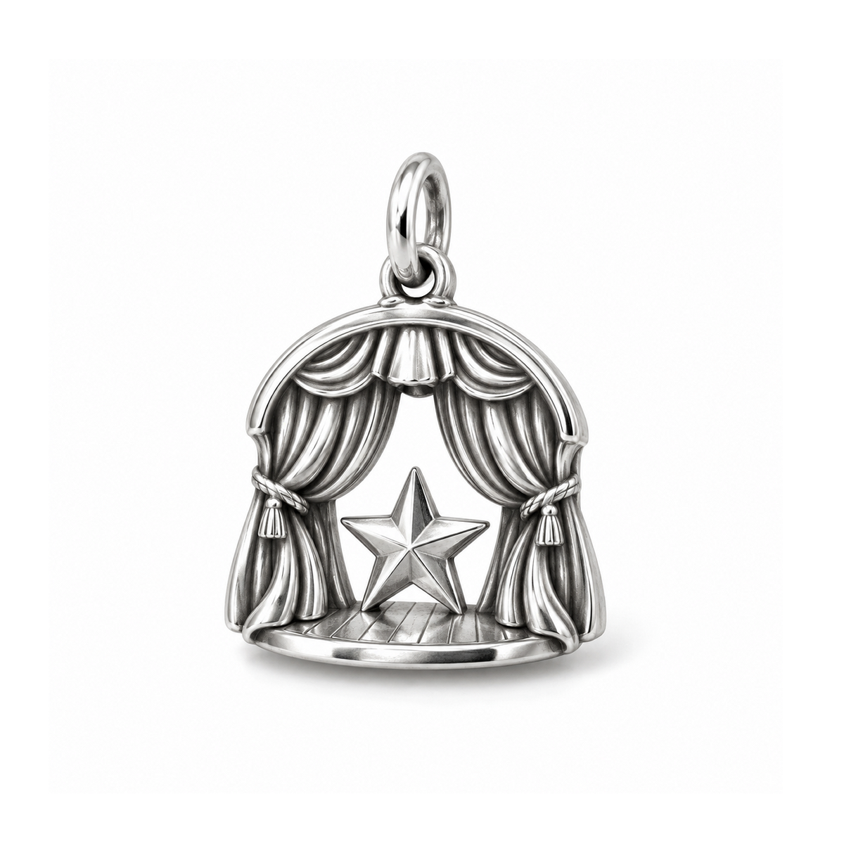 Opening Night Star Charm — Silver | charm-topics-remaining-444-2026-09-14 | topic-236