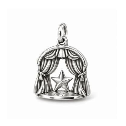 Opening Night Star Charm — Silver | charm-topics-remaining-444-2026-09-14 | topic-236