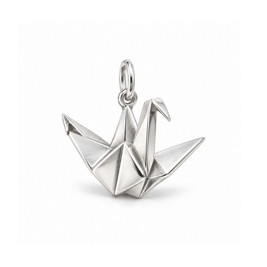 Origami Crane Charm — Silver | charm-topics-remaining-444-2026-09-14 | topic-272