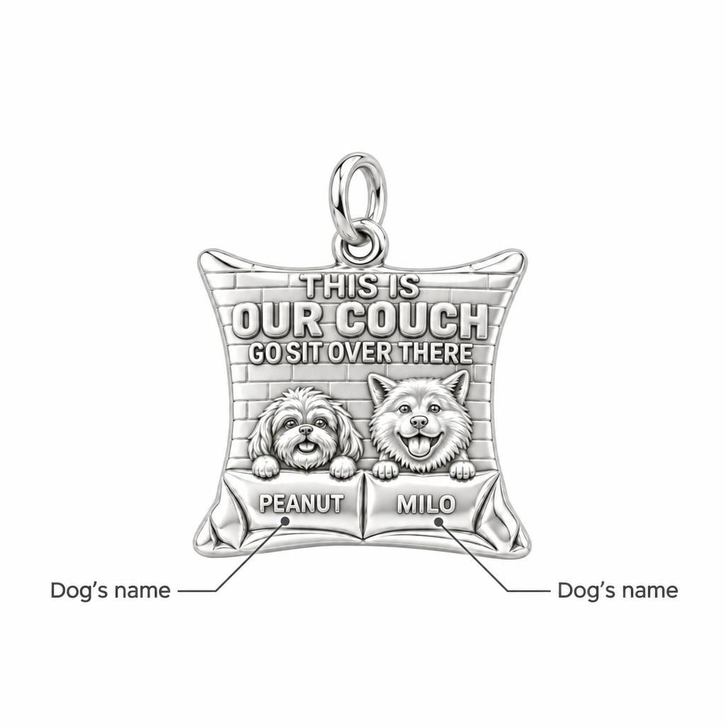 Our Couch Dog Life Charm Bracelet – Personalized Dog Mom Gift – personalization guide