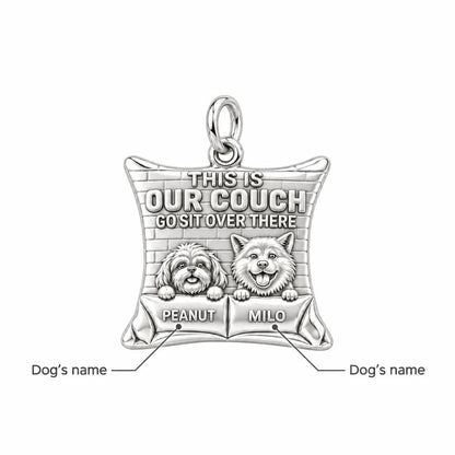 Our Couch Dog Life Charm Bracelet – Personalized Dog Mom Gift – personalization guide