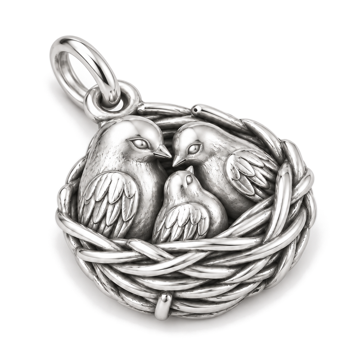 Our Little Nest Charm — Silver Super Macro | charm-topics-remaining-444-2026-09-14 | topic-289