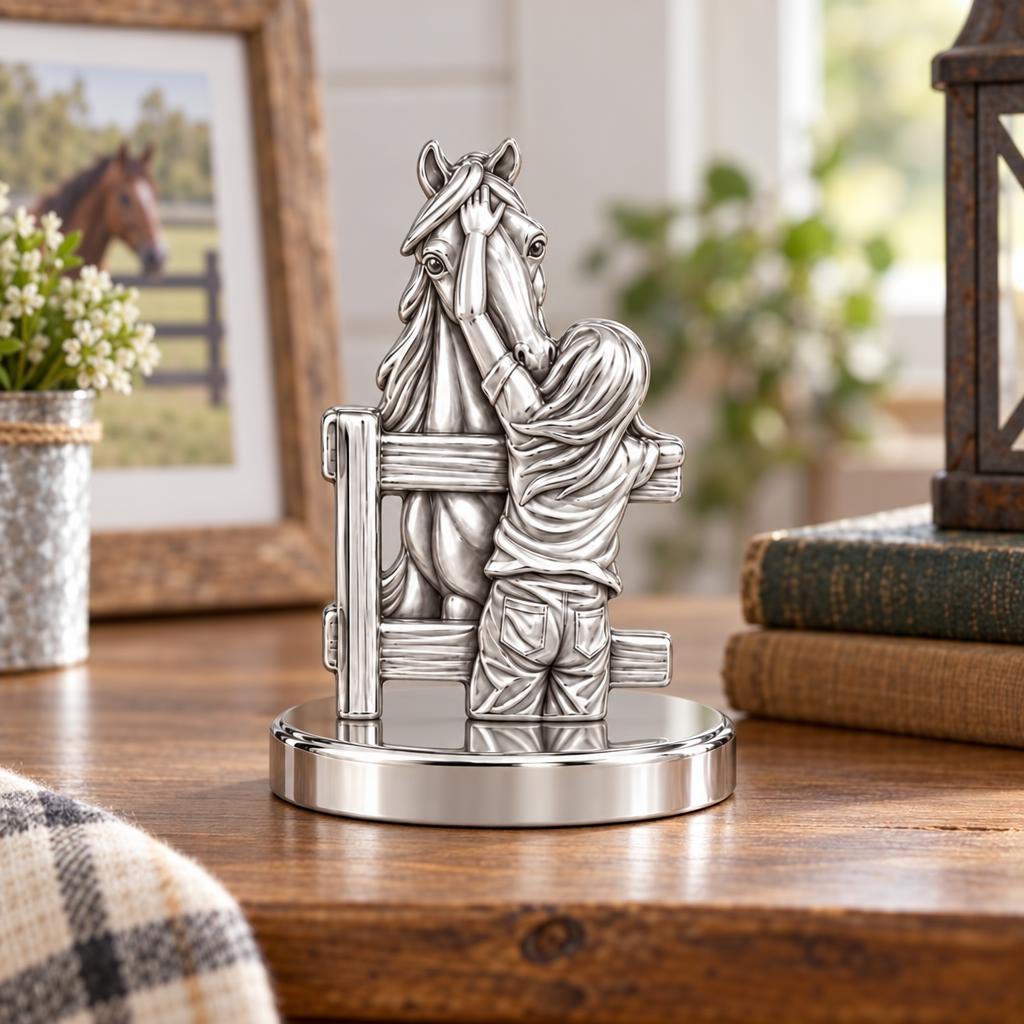 Over the Fence Bond Keepsake Plaque – worn / in use