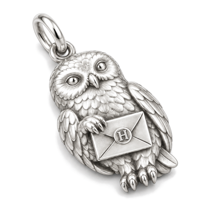 Owl Post Charm — Silver Super Macro | charm-topics-remaining-444-2026-09-14 | topic-291