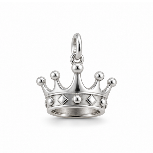 Own Your Crown Charm — Silver | charm-topics-remaining-444-2026-09-14 | topic-426