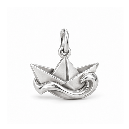 Paper Boat Charm — Silver | charm-topics-remaining-444-2026-09-14 | topic-205