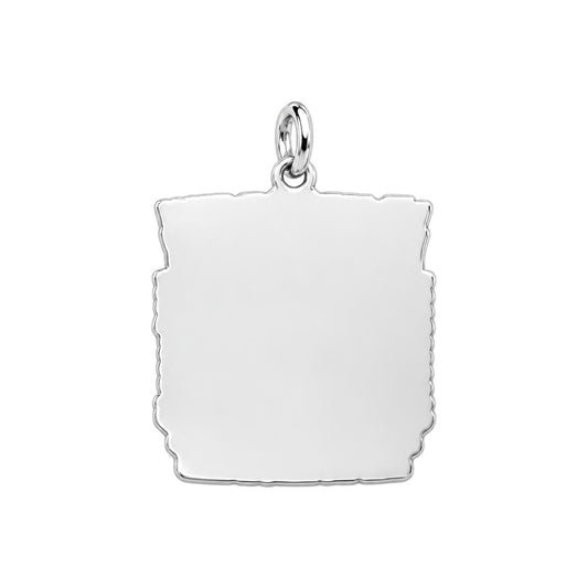 Partners In Crime Charm Bracelet – Personalized Bestie Gift – back of the charm, engraving area