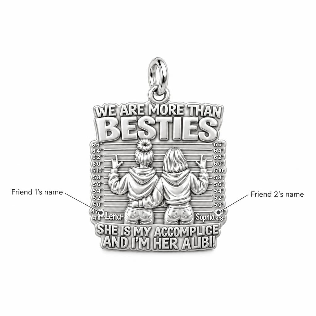 Partners In Crime Charm Bracelet – Personalized Bestie Gift – personalization guide
