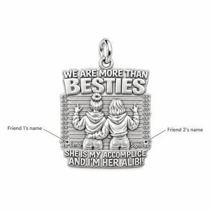 Partners In Crime Charm Bracelet – Personalized Bestie Gift – personalization guide