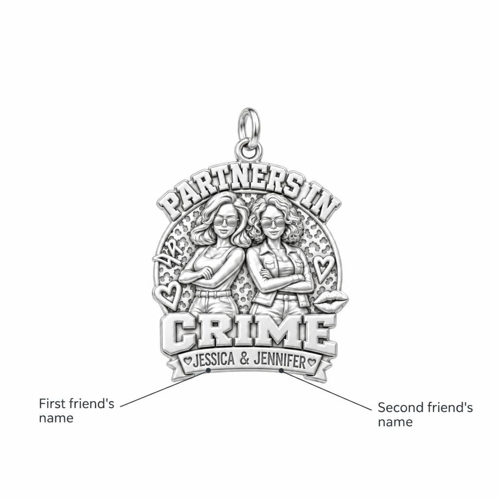 Partners in Crime Charm Bracelet – Personalized Bestie Gift – personalization guide
