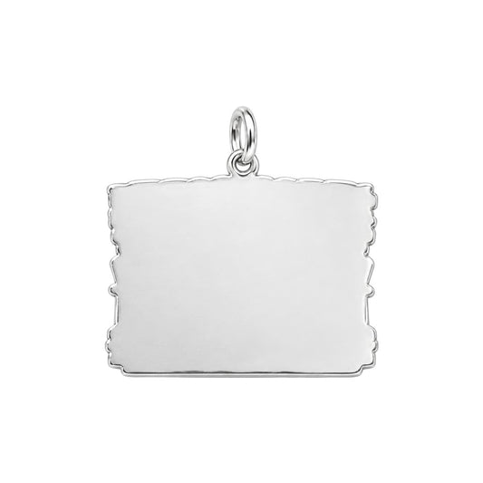 Patio Bar Good Times Charm Bracelet – Personalized Couple Gift – back of the charm, engraving area