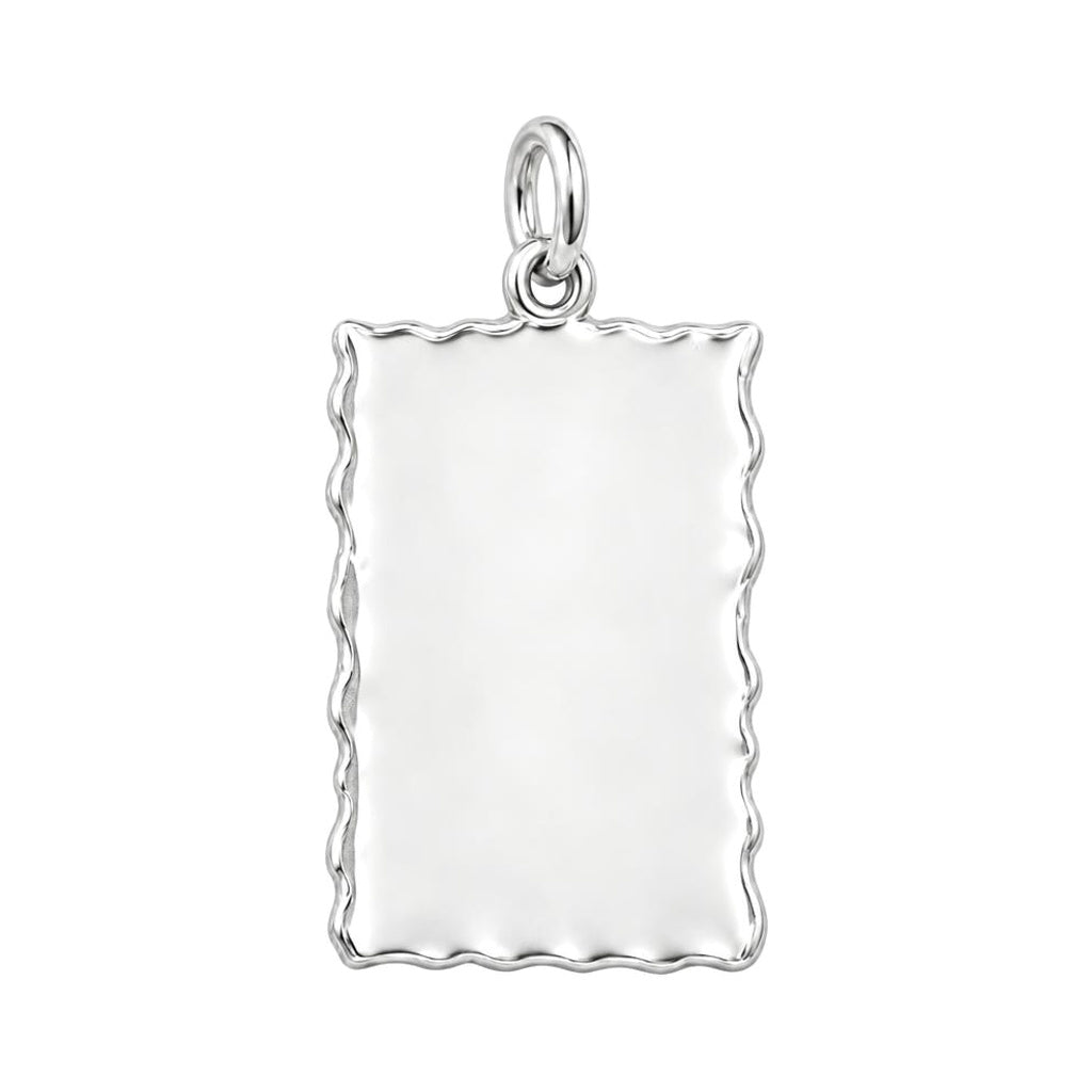 Patriot 1776 Flag Keepsake Plaque – back of the charm, engraving area