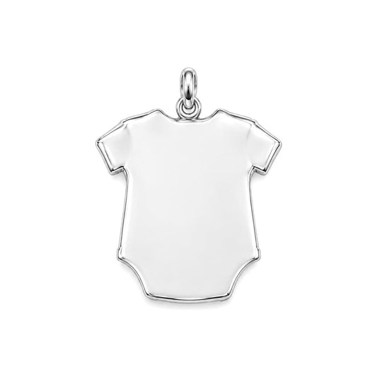 Patriotic Baby Onesie Charm Bracelet – Personalized Mom Gift – back of the charm, engraving area