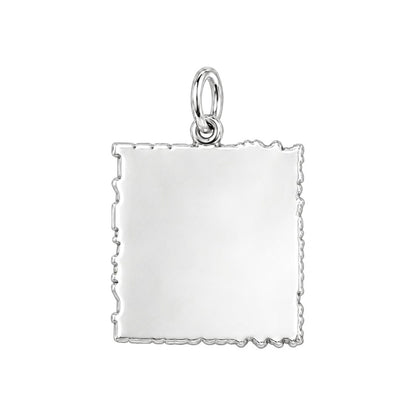Patriotic Support Flag Charm and Polyester Cord Bracelet Set
