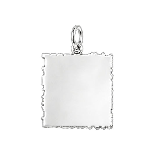 Patriotic Support Flag Charm and Polyester Cord Bracelet Set