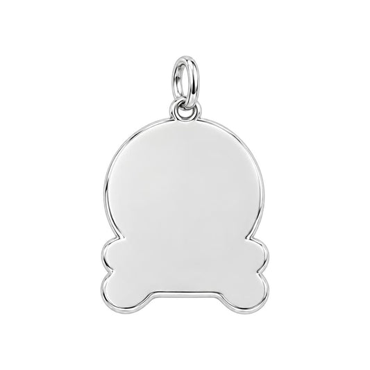 Paw Prints On Our Hearts Charm Bracelet – Personalized Dog Mom Gift – back of the charm, engraving area