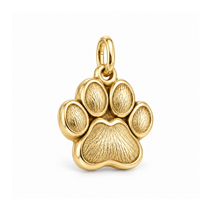 Pawprint Keepsake Charm — Gold | charm-topics-remaining-444-2026-09-14 | topic-362