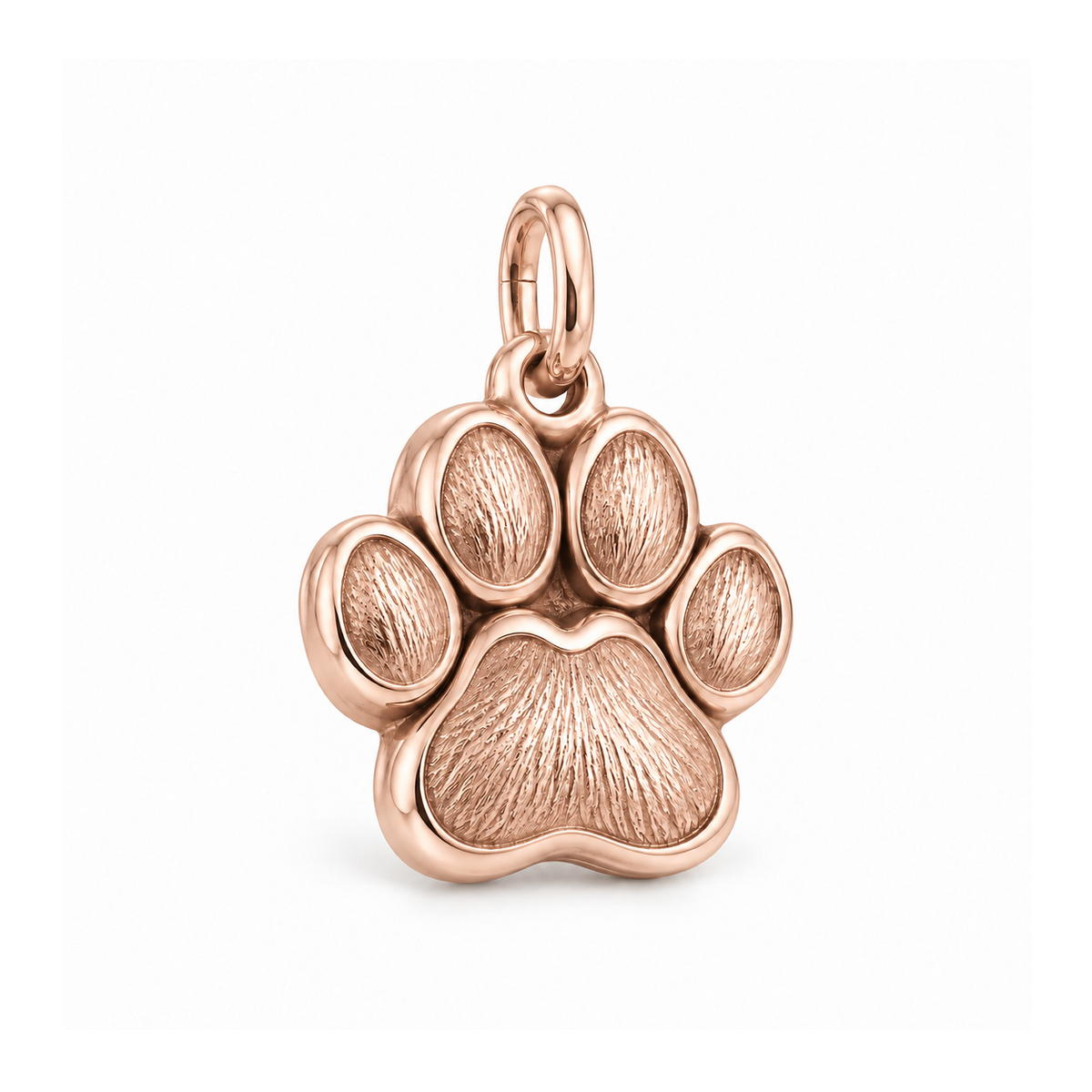 Pawprint Keepsake Charm — Rose Gold | charm-topics-remaining-444-2026-09-14 | topic-362