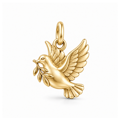 Peace Dove Charm — Gold | charm-topics-remaining-444-2026-09-14 | topic-182