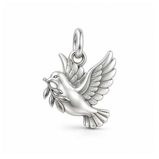Peace Dove Charm — Silver | charm-topics-remaining-444-2026-09-14 | topic-182