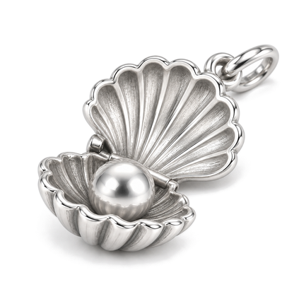 Pearl Shell Charm — Silver Super Macro | charm-topics-remaining-444-2026-09-14 | topic-020