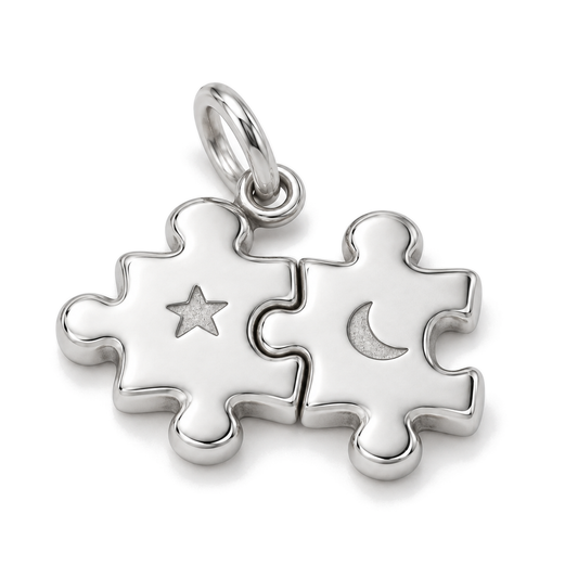 Perfect Fit Puzzle Charm — Silver Super Macro | charm-topics-remaining-444-2026-09-14 | topic-379