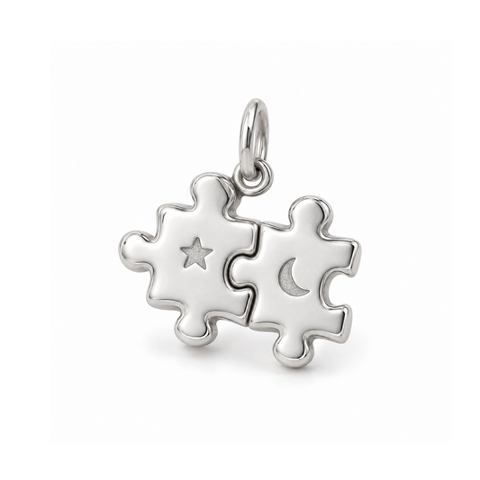 Perfect Fit Puzzle Charm — Silver | charm-topics-remaining-444-2026-09-14 | topic-379