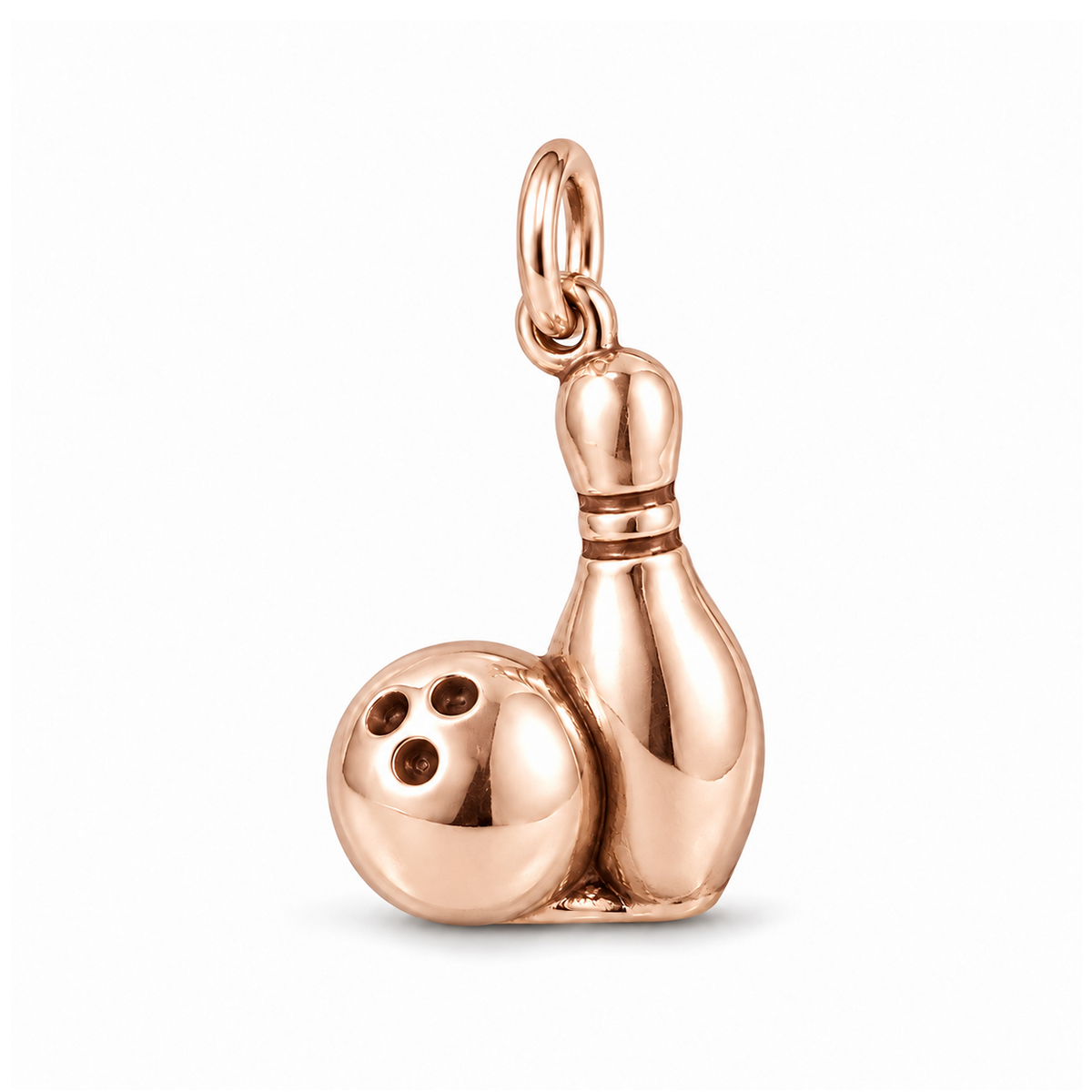 Perfect Strike Bowling Charm — Rose Gold | charm-topics-remaining-444-2026-09-14 | topic-342
