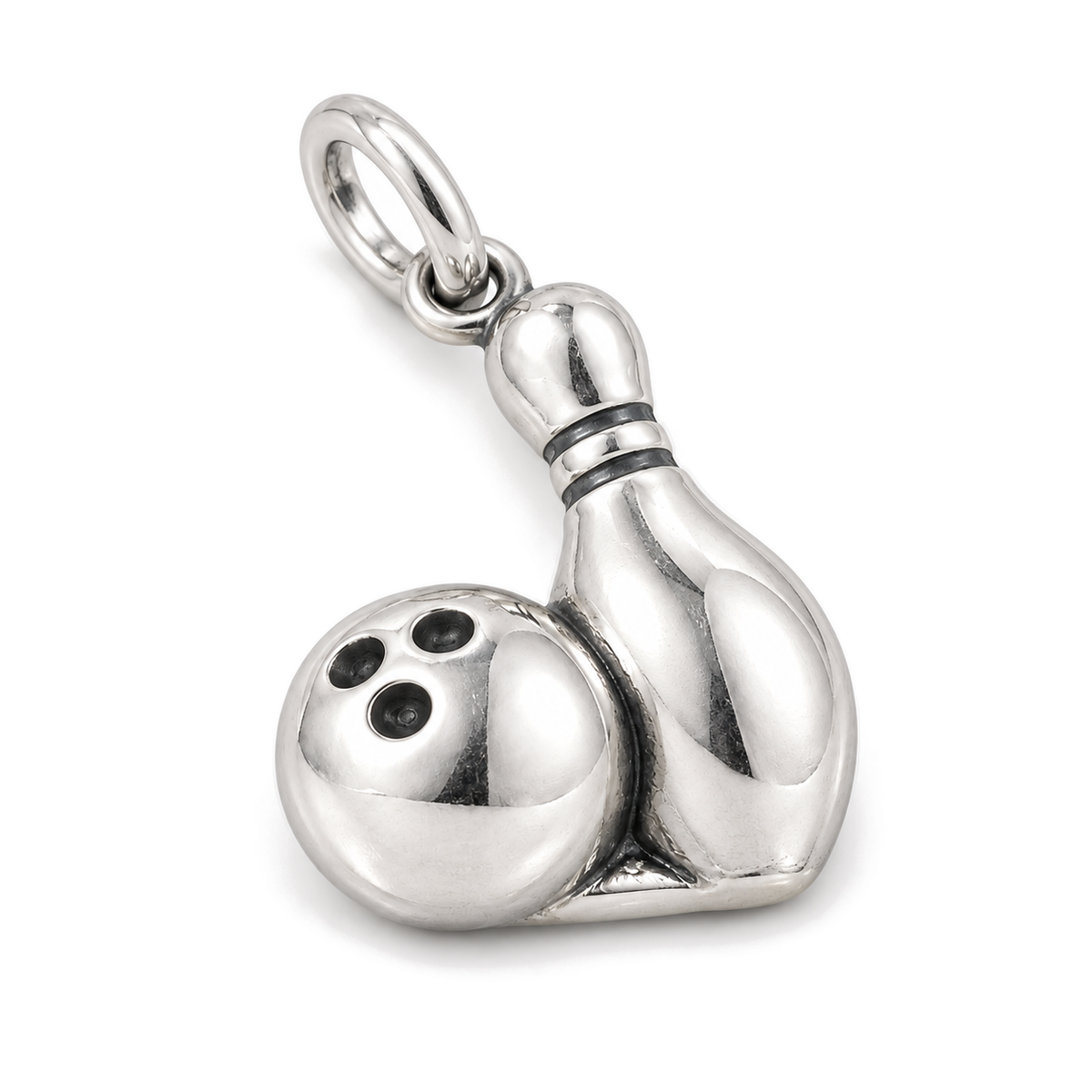 Perfect Strike Bowling Charm — Silver Super Macro | charm-topics-remaining-444-2026-09-14 | topic-342